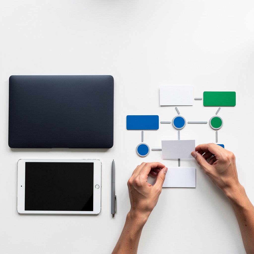 An ai agency with a blog and resources clear cta - team collaborating on AI workflow automation for small businesses